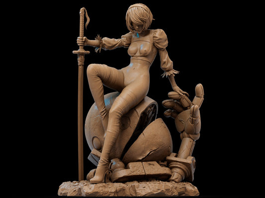 2B resin figure