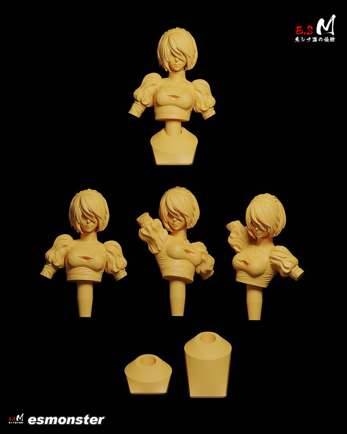 2B resin figure
