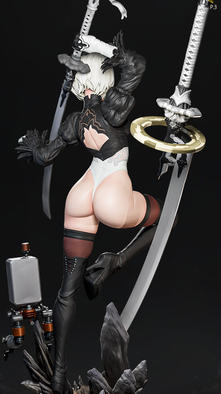 2B resin figure