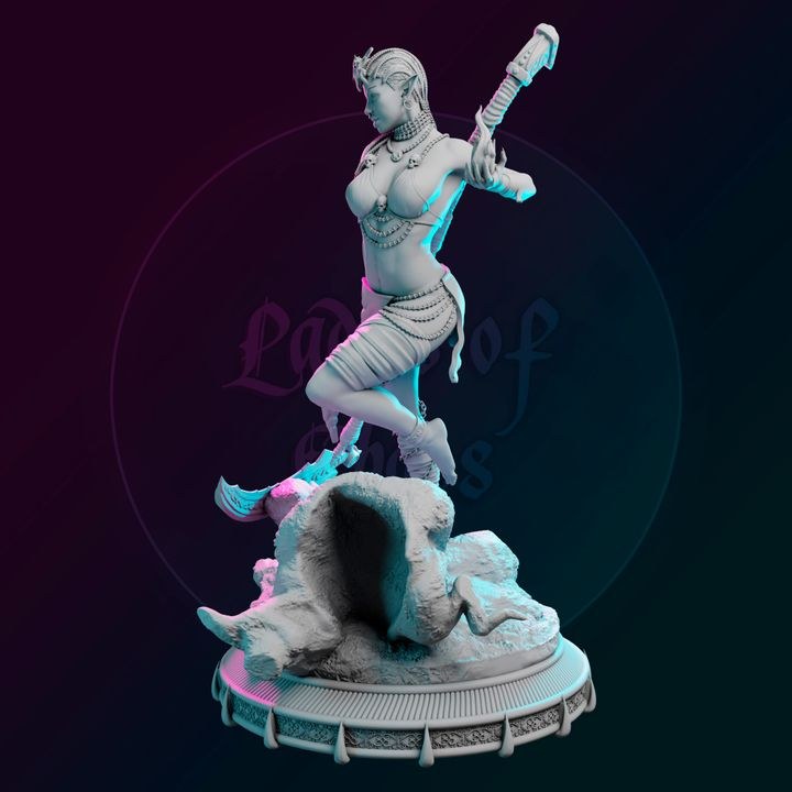Thyal resin figure