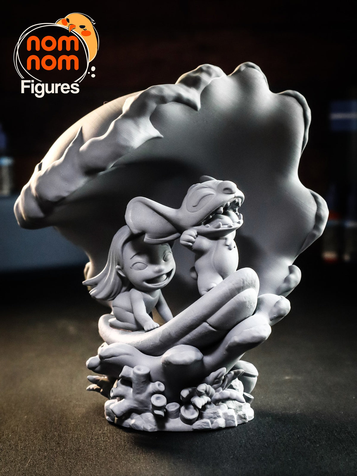 Chibi Lilo & Stitch resin figure