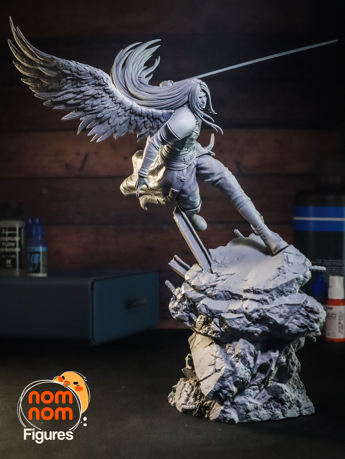Sephiroth resin figure