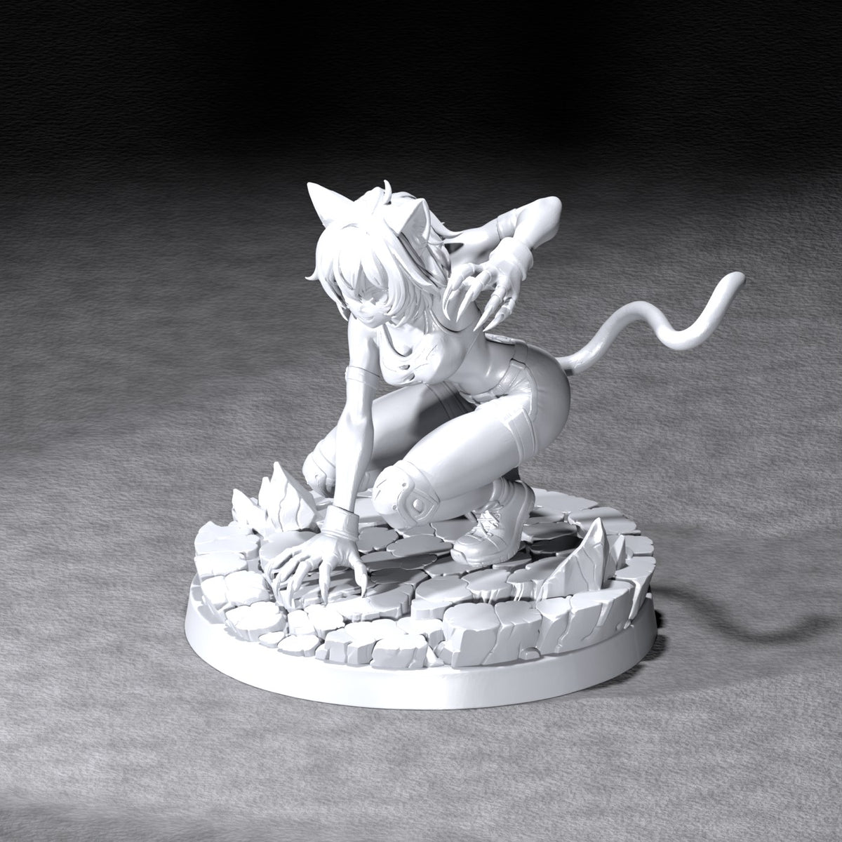 Mina resin figure