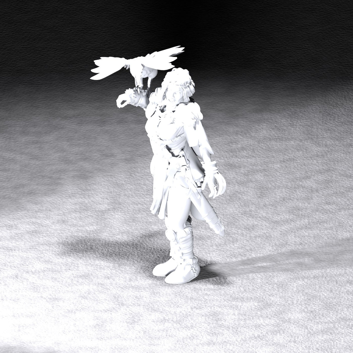 Raven Warrior resin figure