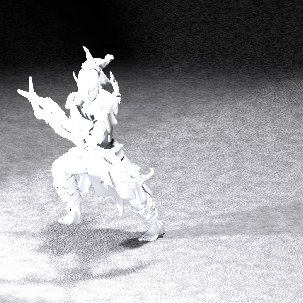 FeyHunter resin figure