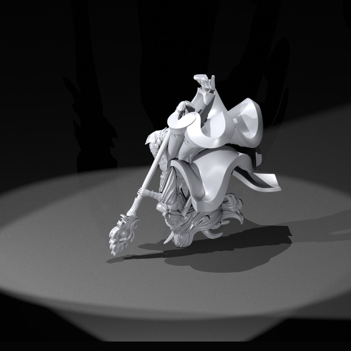 Saphire resin figure