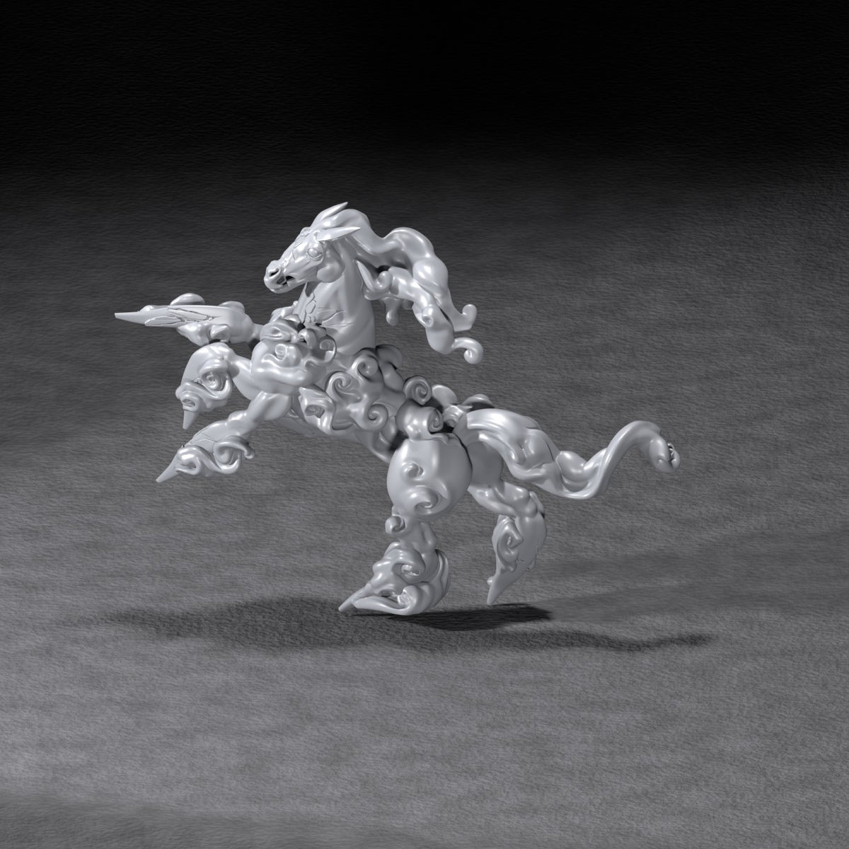 Windstallion resin figure