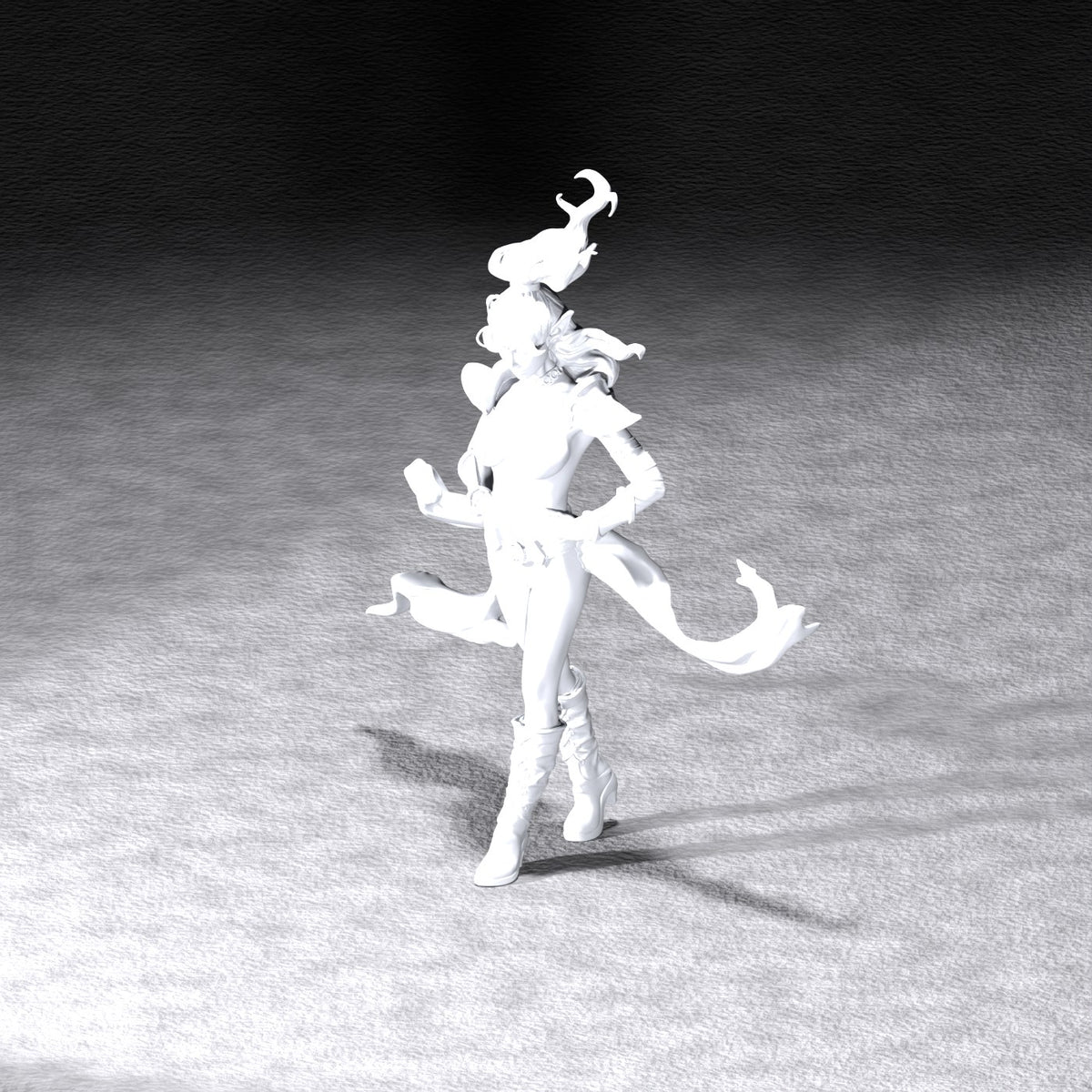 Lyra resin figure