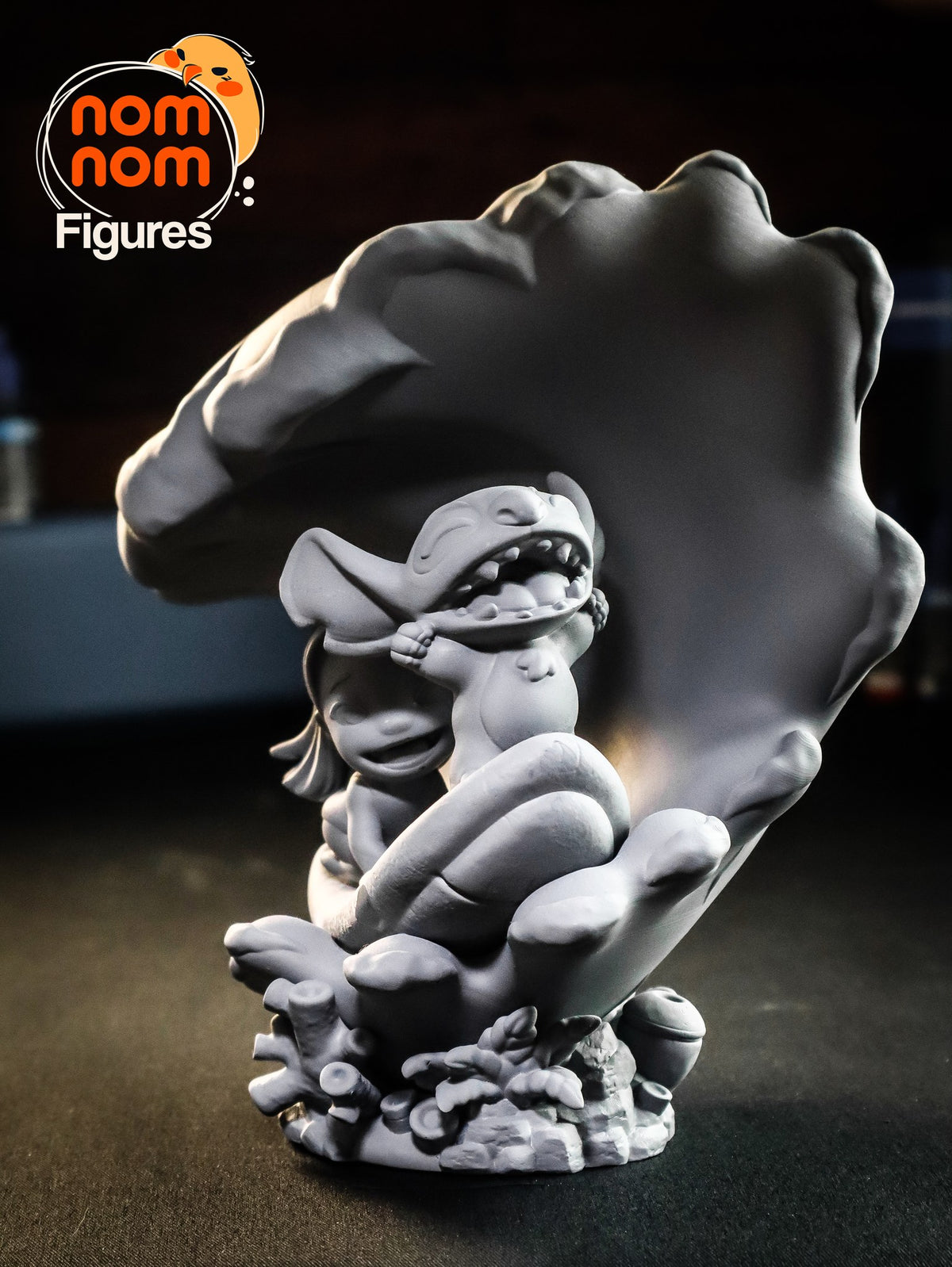 Chibi Lilo & Stitch resin figure