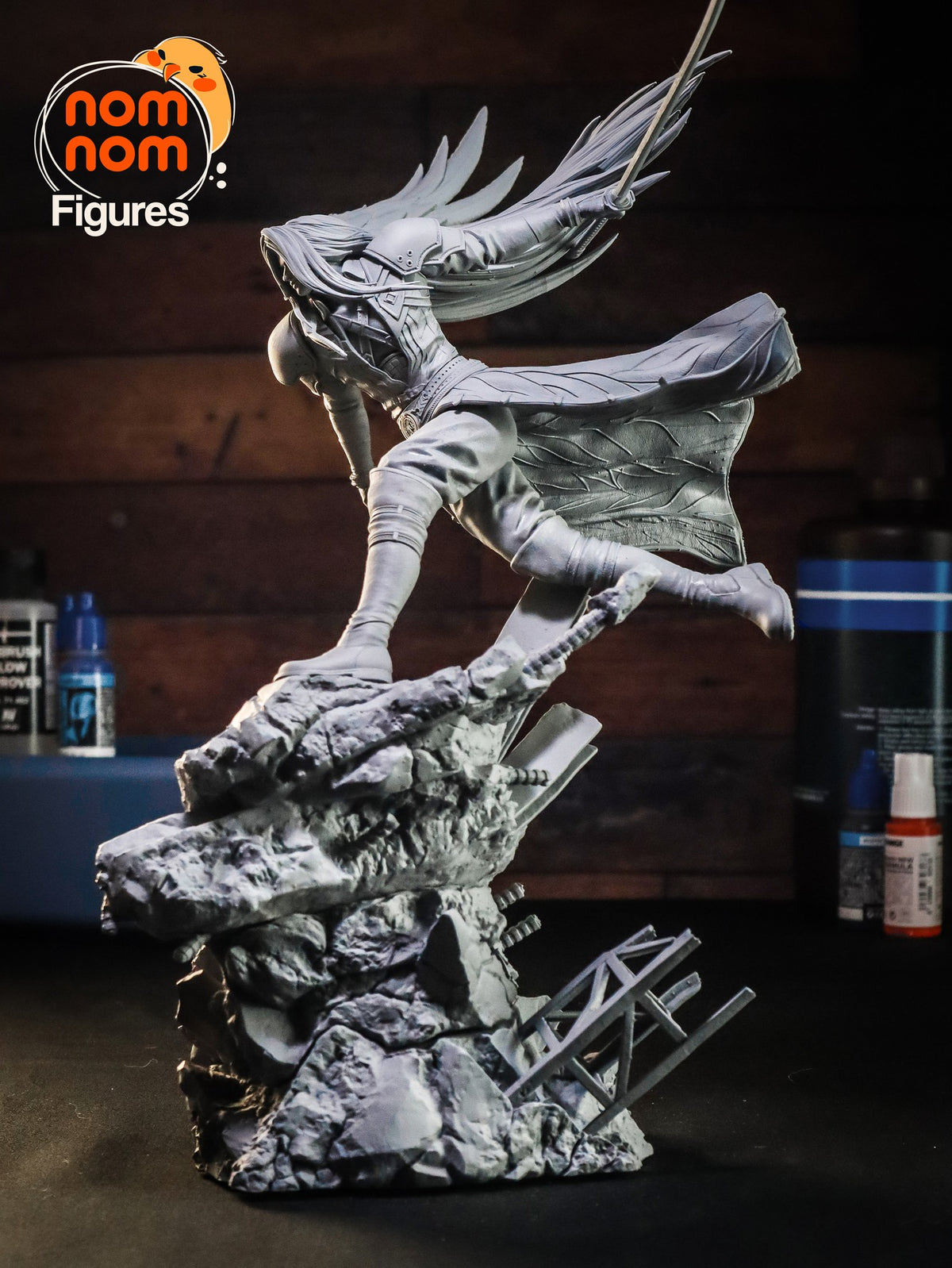 Sephiroth resin figure