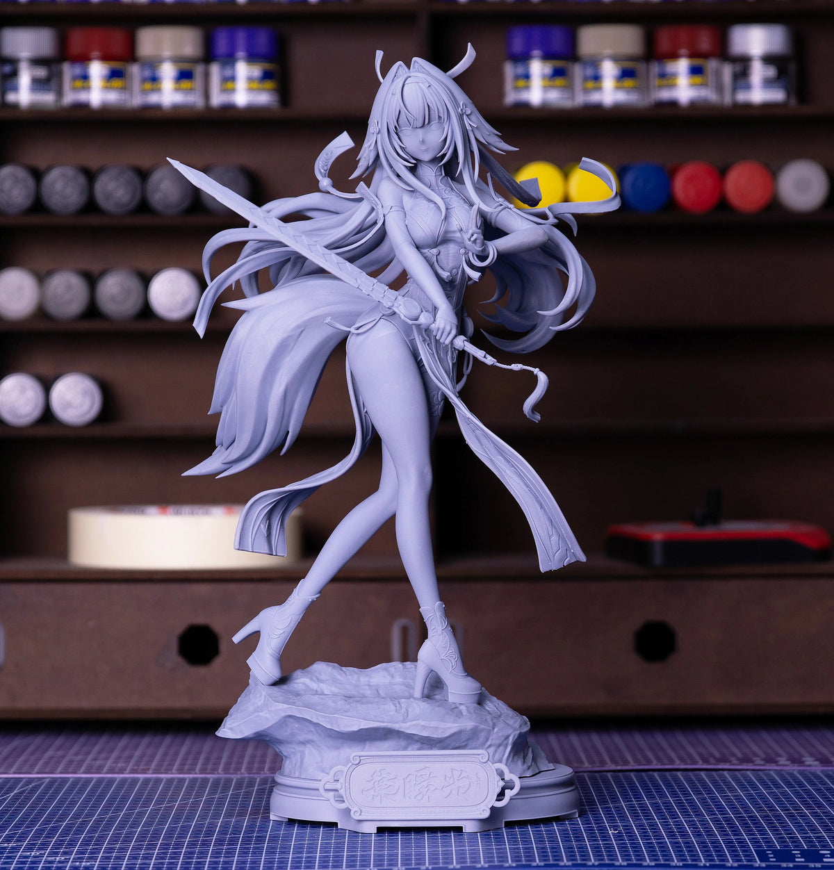 Ye Shunguang resin figure