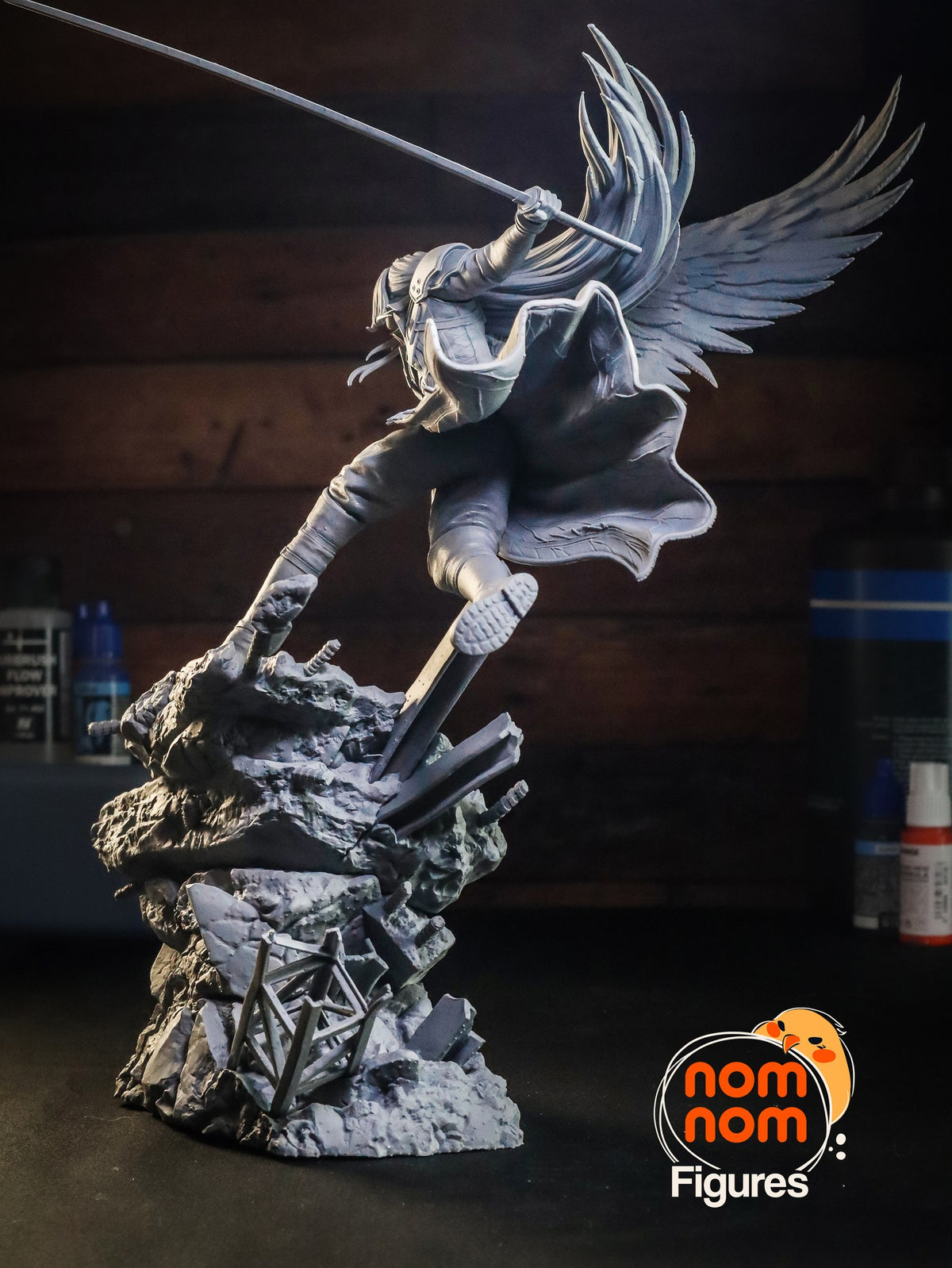 Sephiroth resin figure