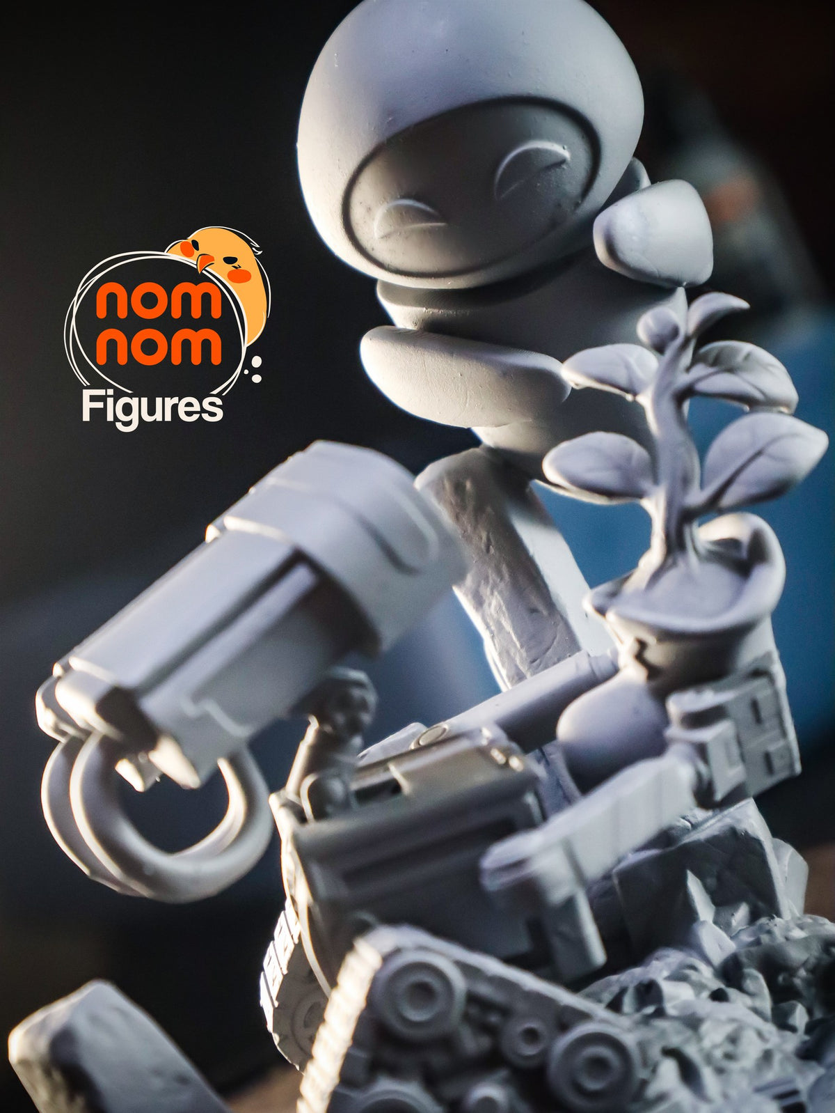 Chibi WALL-E and EVE resin figure