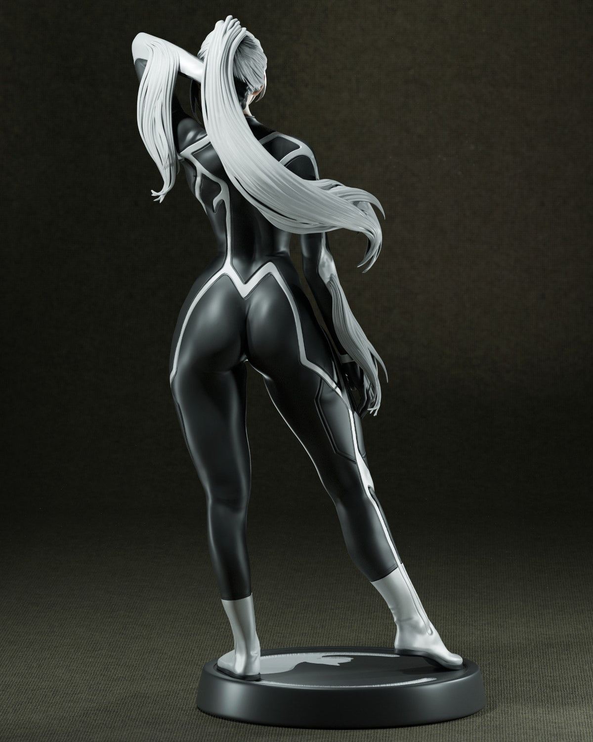 Black Cat resin figure