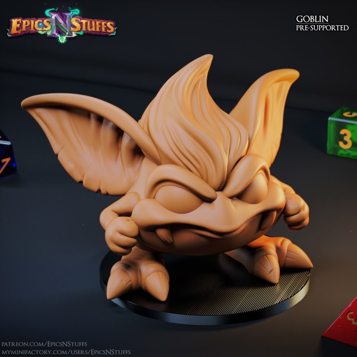 Goblin resin figure