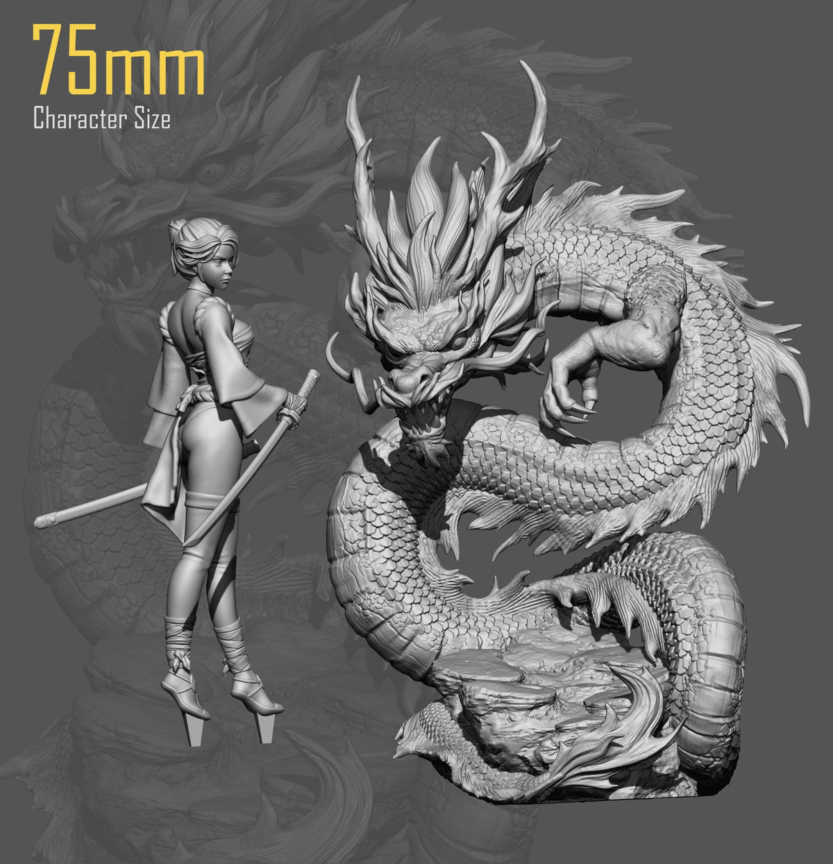 Ryuu Masamune resin figure