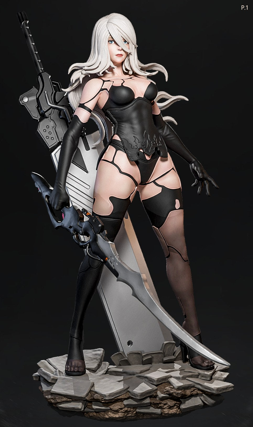 A2 resin figure