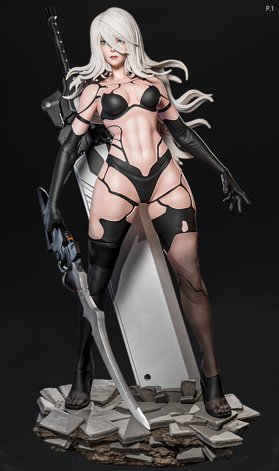 A2 resin figure