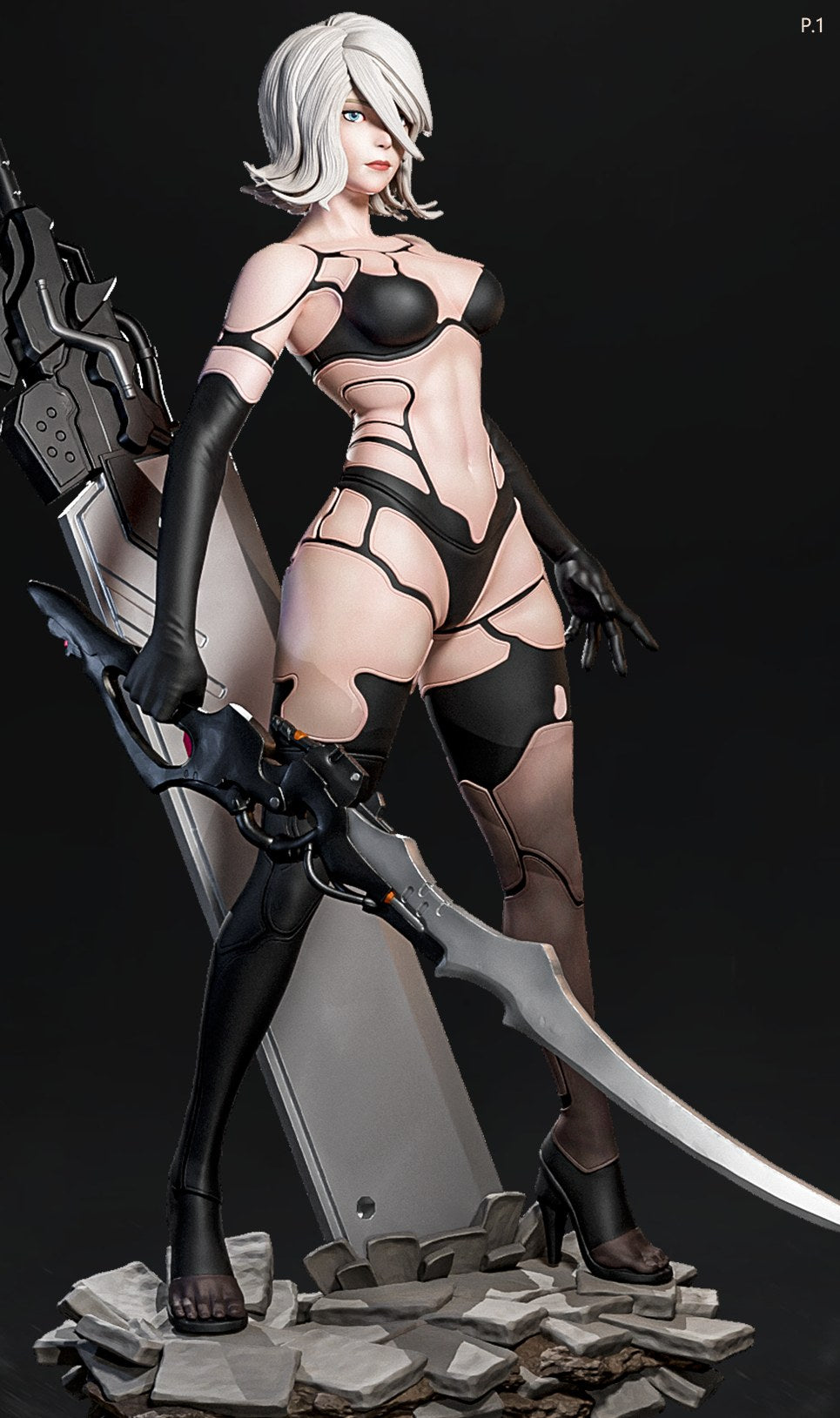 A2 resin figure