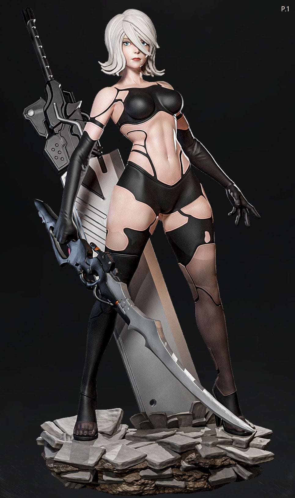 A2 resin figure