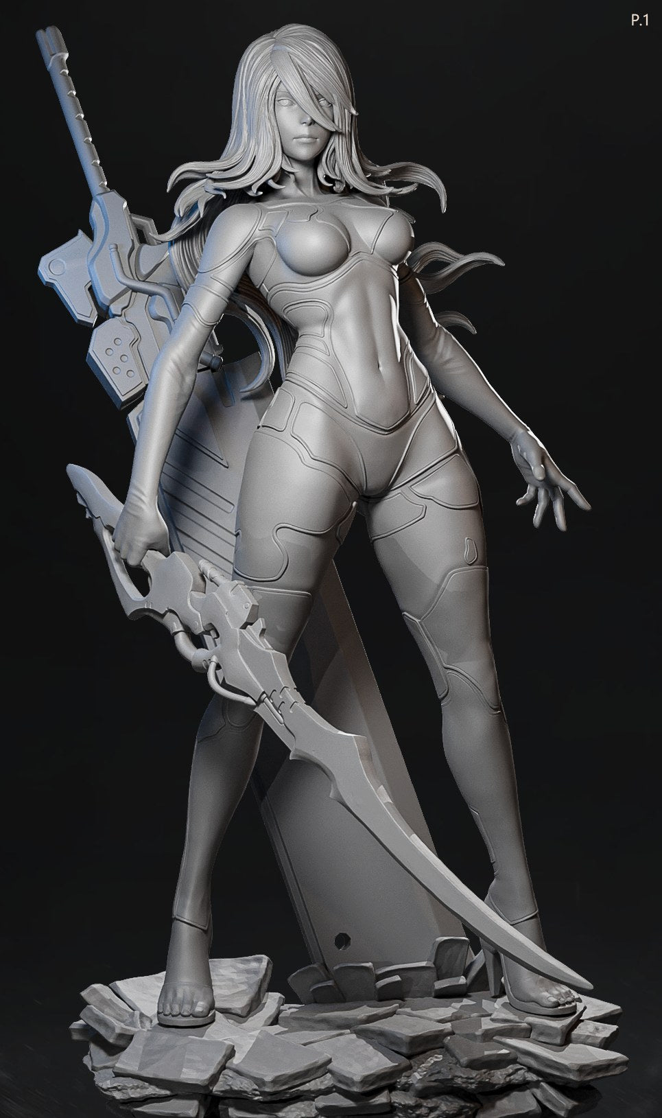 A2 resin figure