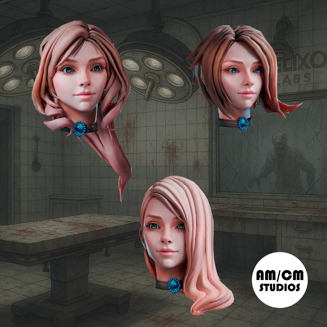 Nina Reaper Busts resin figure