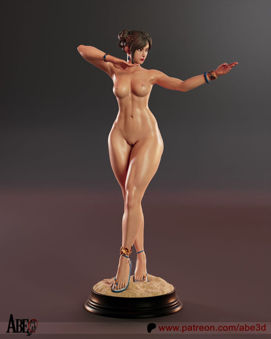Chun-Li resin figure