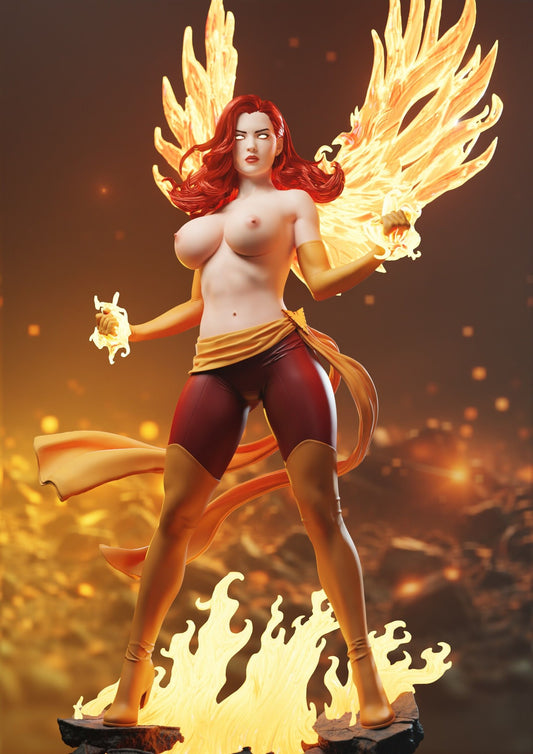Dark Phoenix resin figure