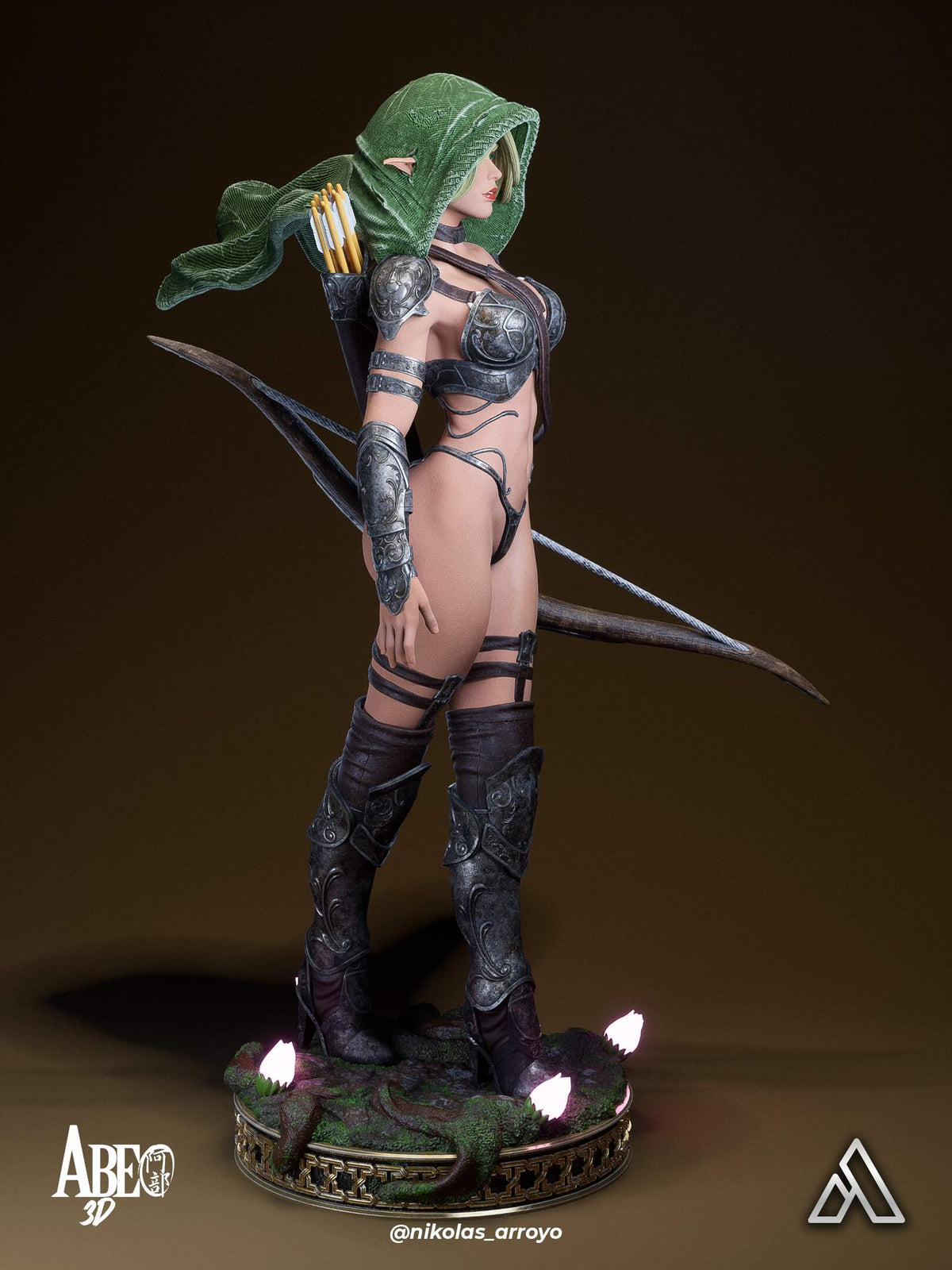 Elaria Shadowleaf resin figure
