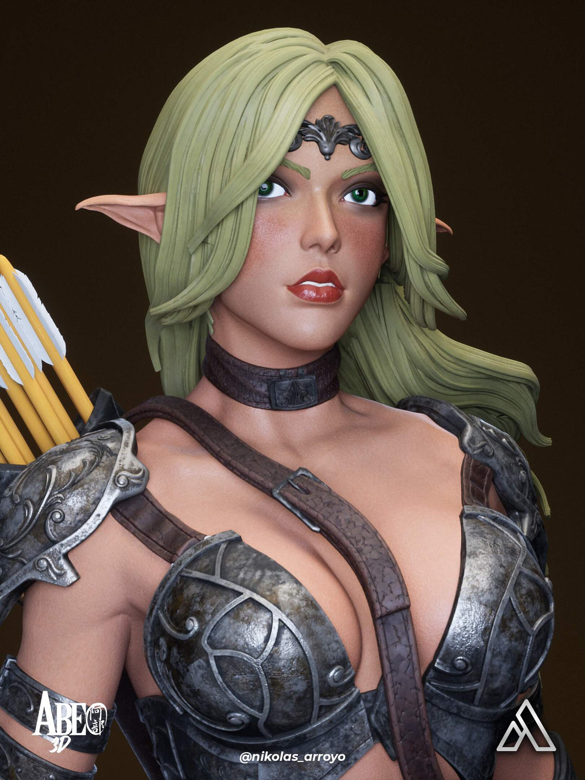 Elaria Shadowleaf resin figure