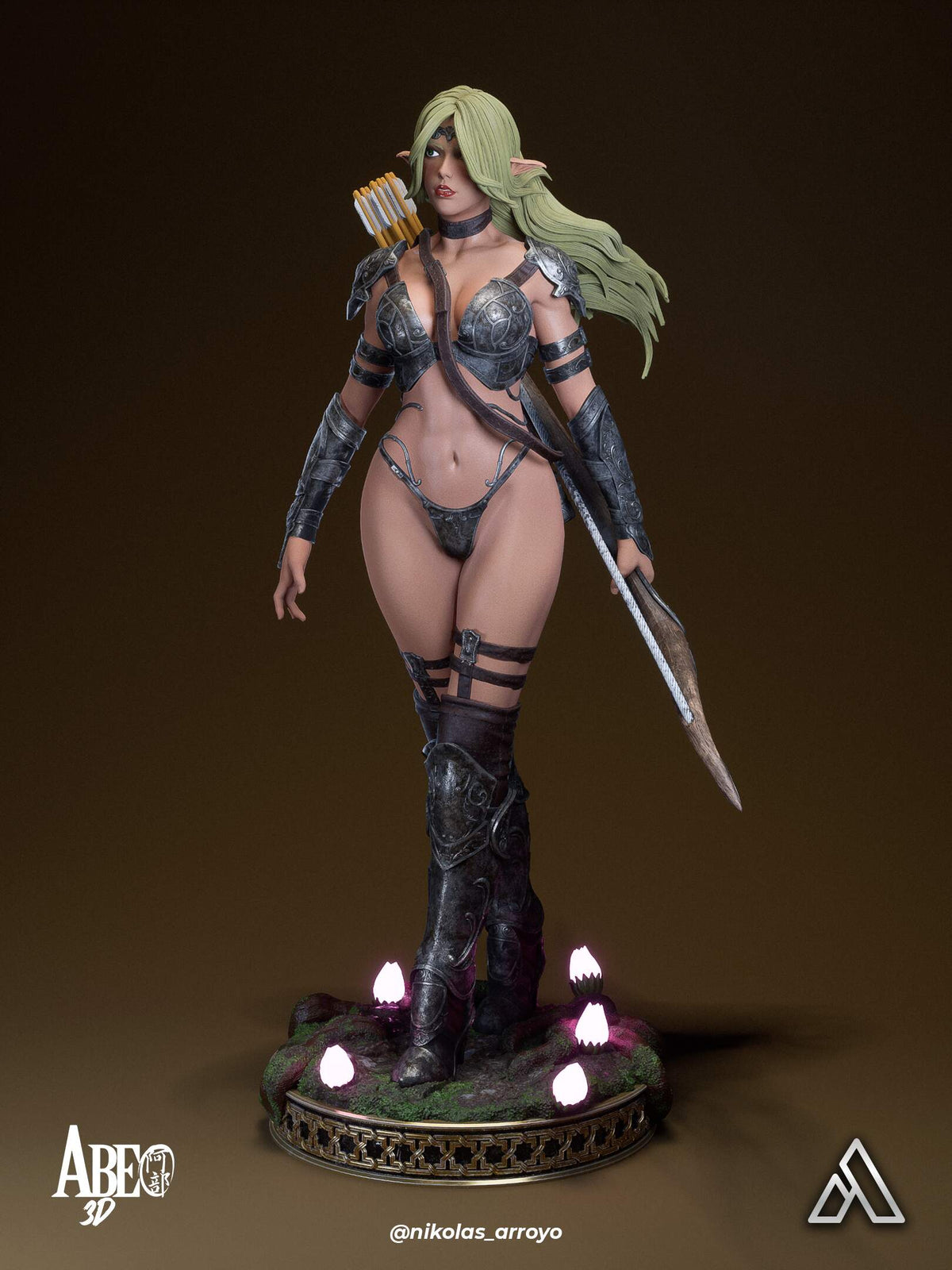 Elaria Shadowleaf resin figure