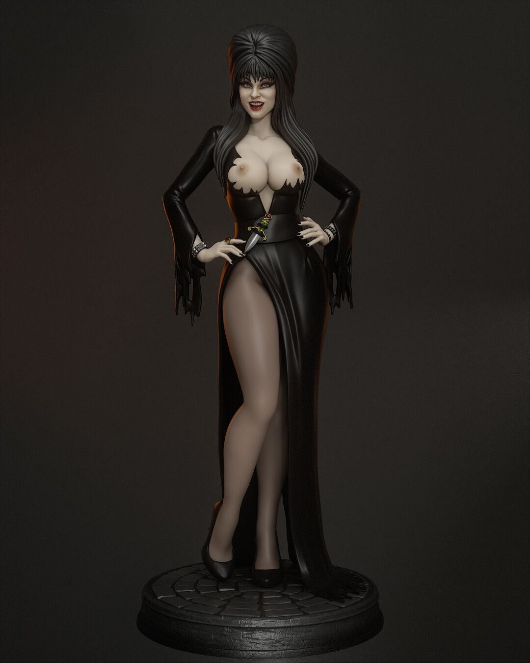 Elvira resin figure
