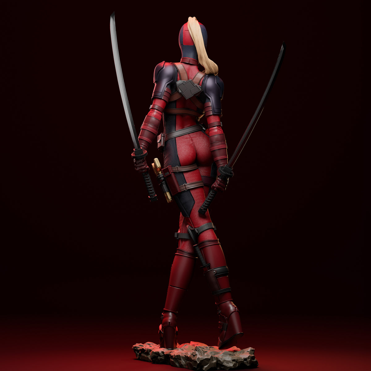 Lady Deadpool 3D Printed Resin Figure