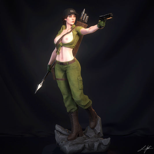 Lady Jaye resin figure