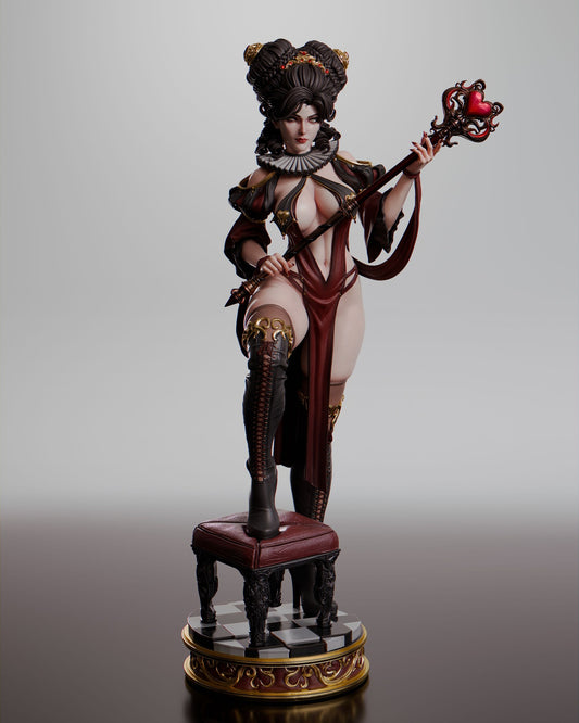 Queen of Hearts resin figure