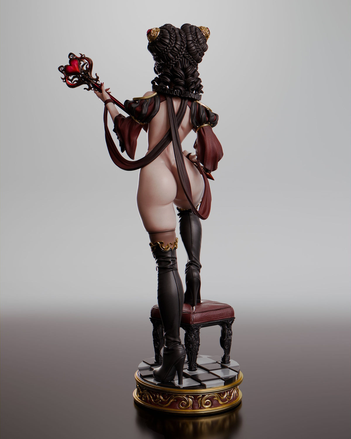 Queen of Hearts resin figure