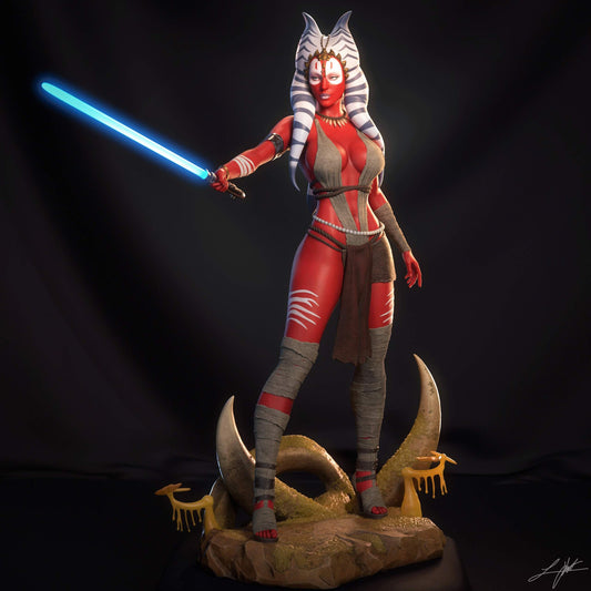 Shaak Ti resin figure