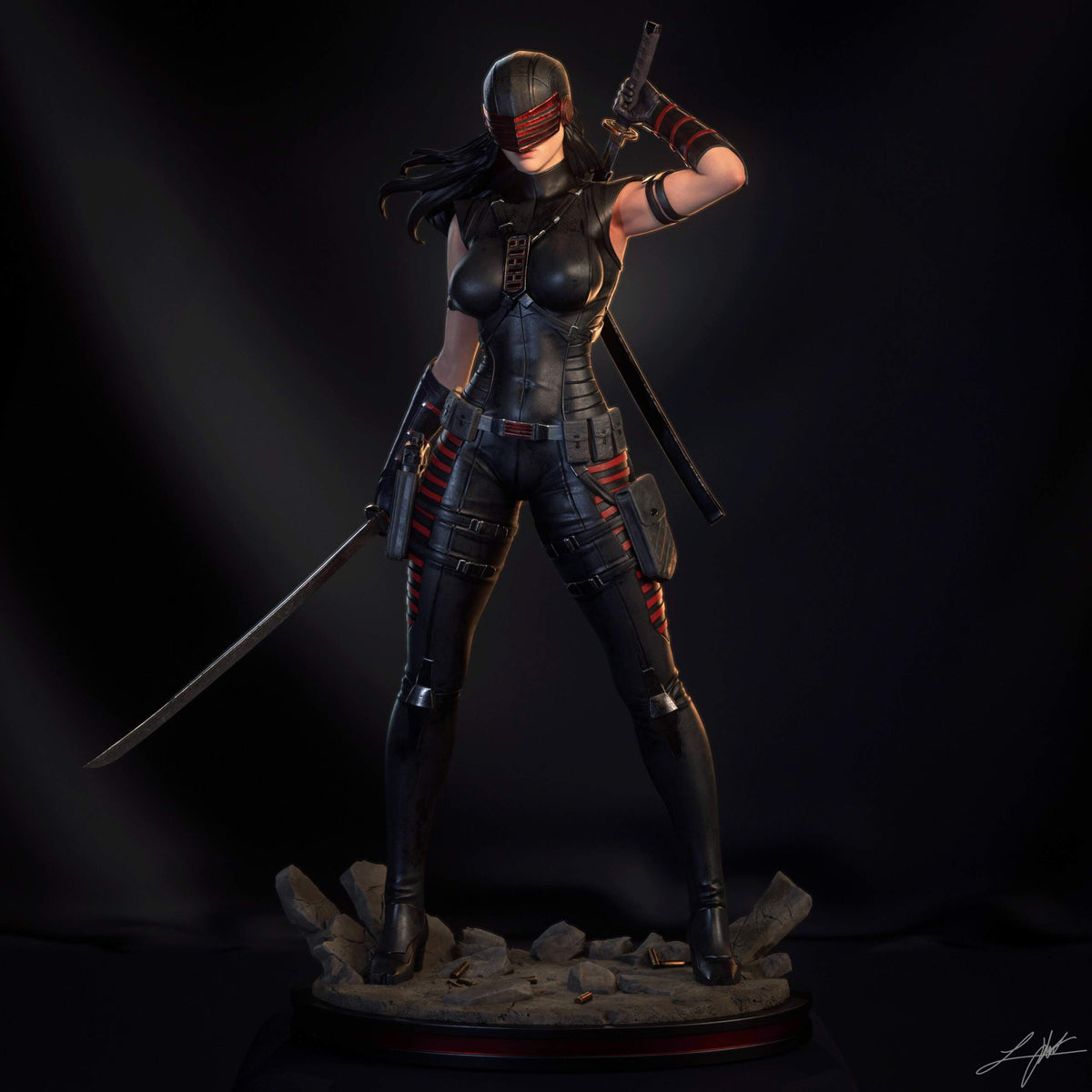 Snake Eyes II resin figure