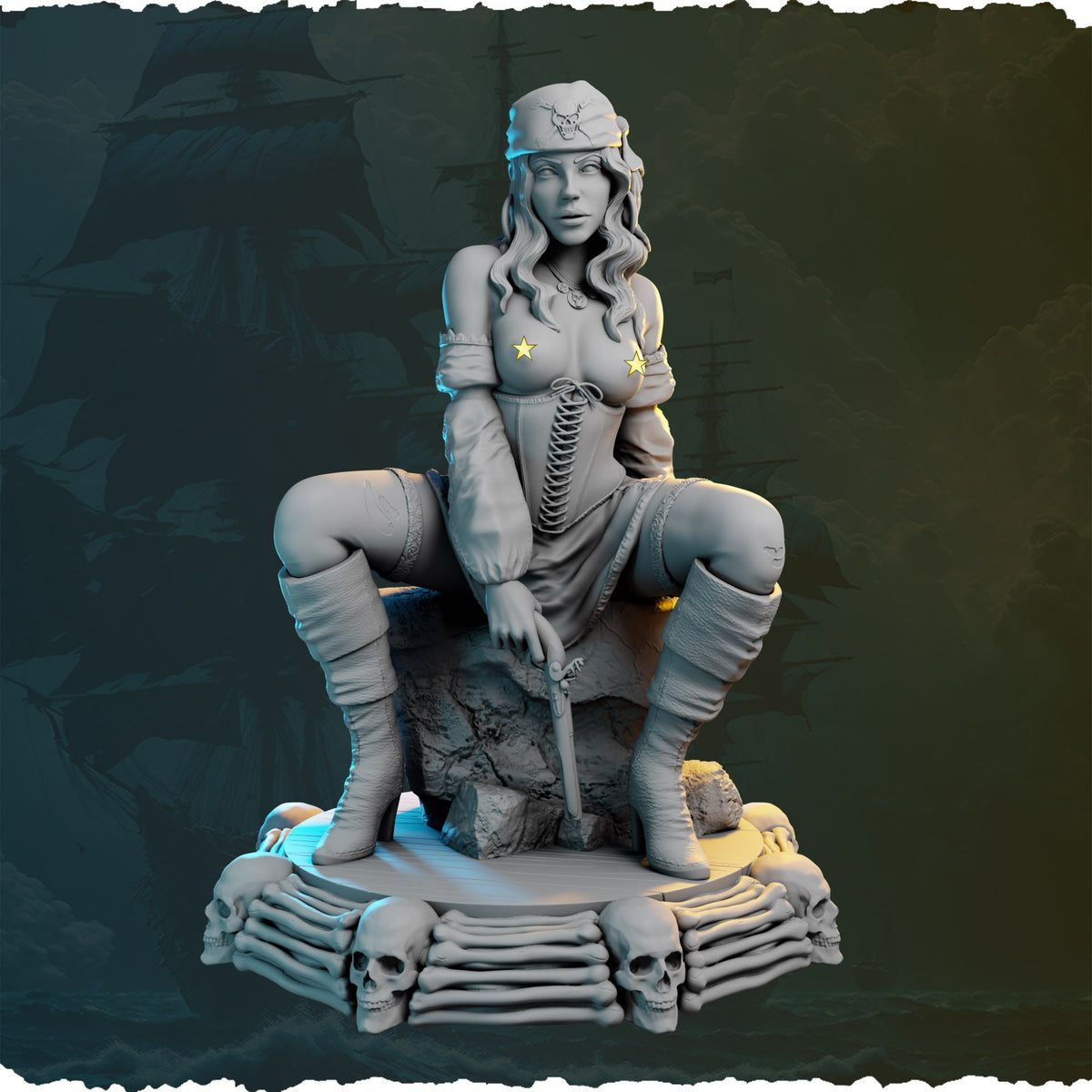 Ainsley Bartram resin figure