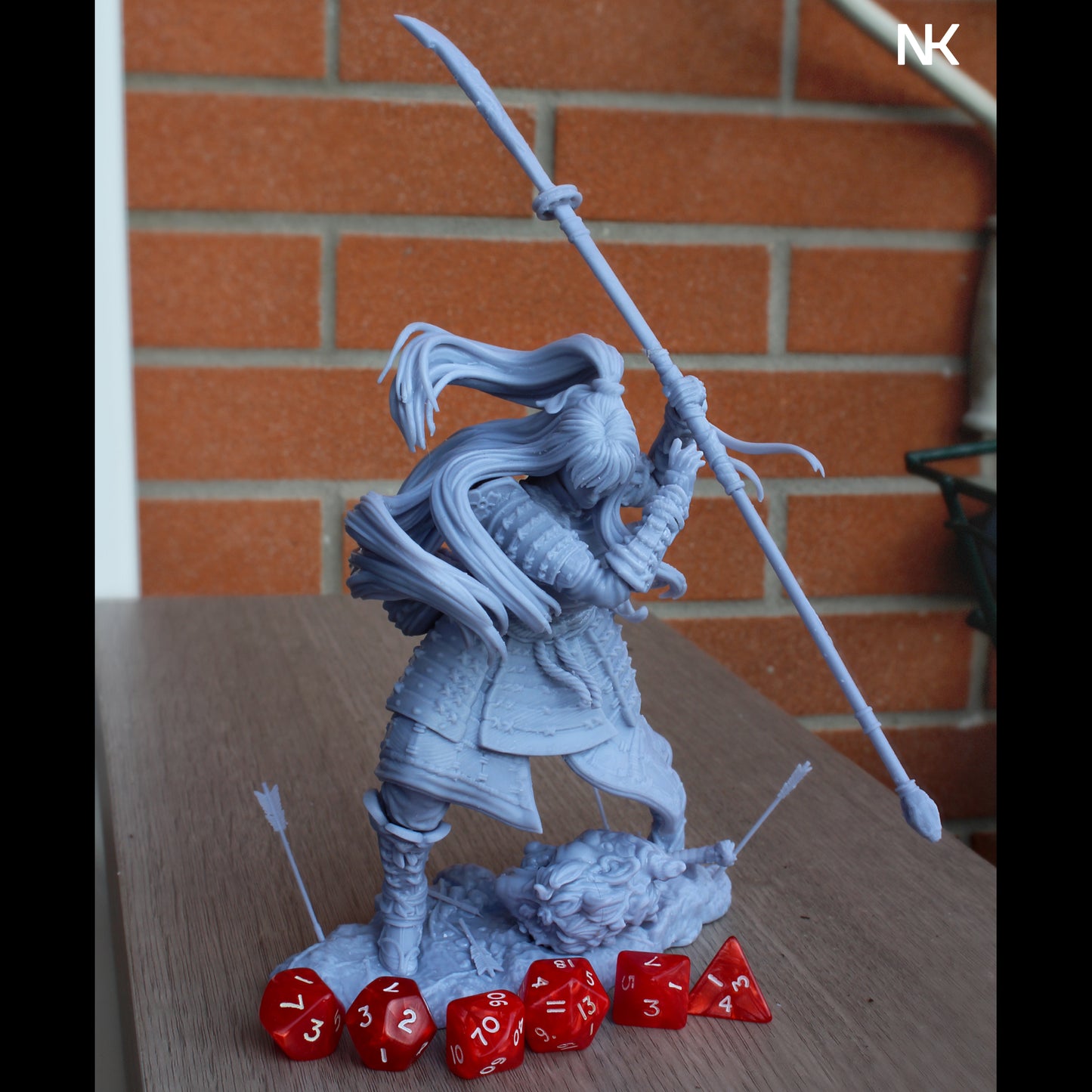 Akiko, the Bounty Hunter | 32mm–185mm | 3D Printed Figure | Art Piece | Nerikson | Nerdy Creations
