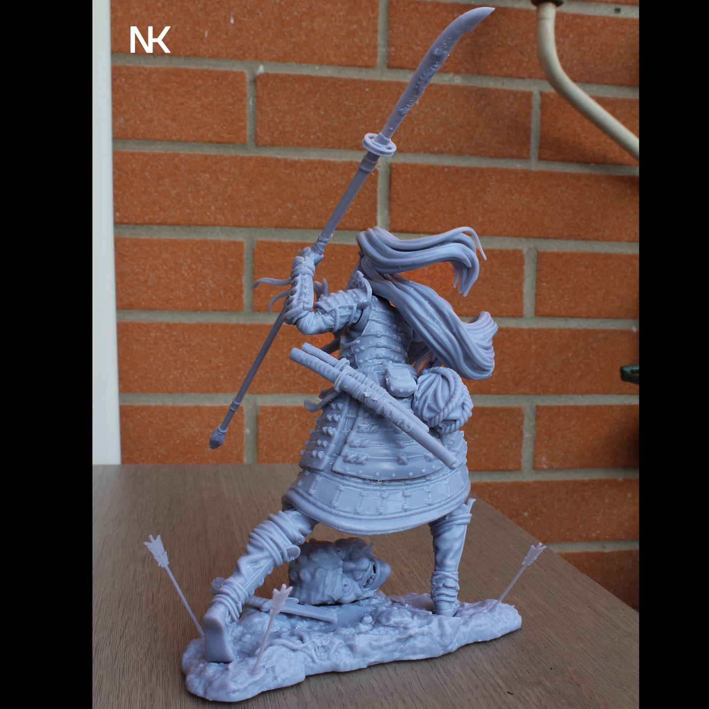 Akiko, the Bounty Hunter | 32mm–185mm | 3D Printed Figure | Art Piece | Nerikson | Nerdy Creations