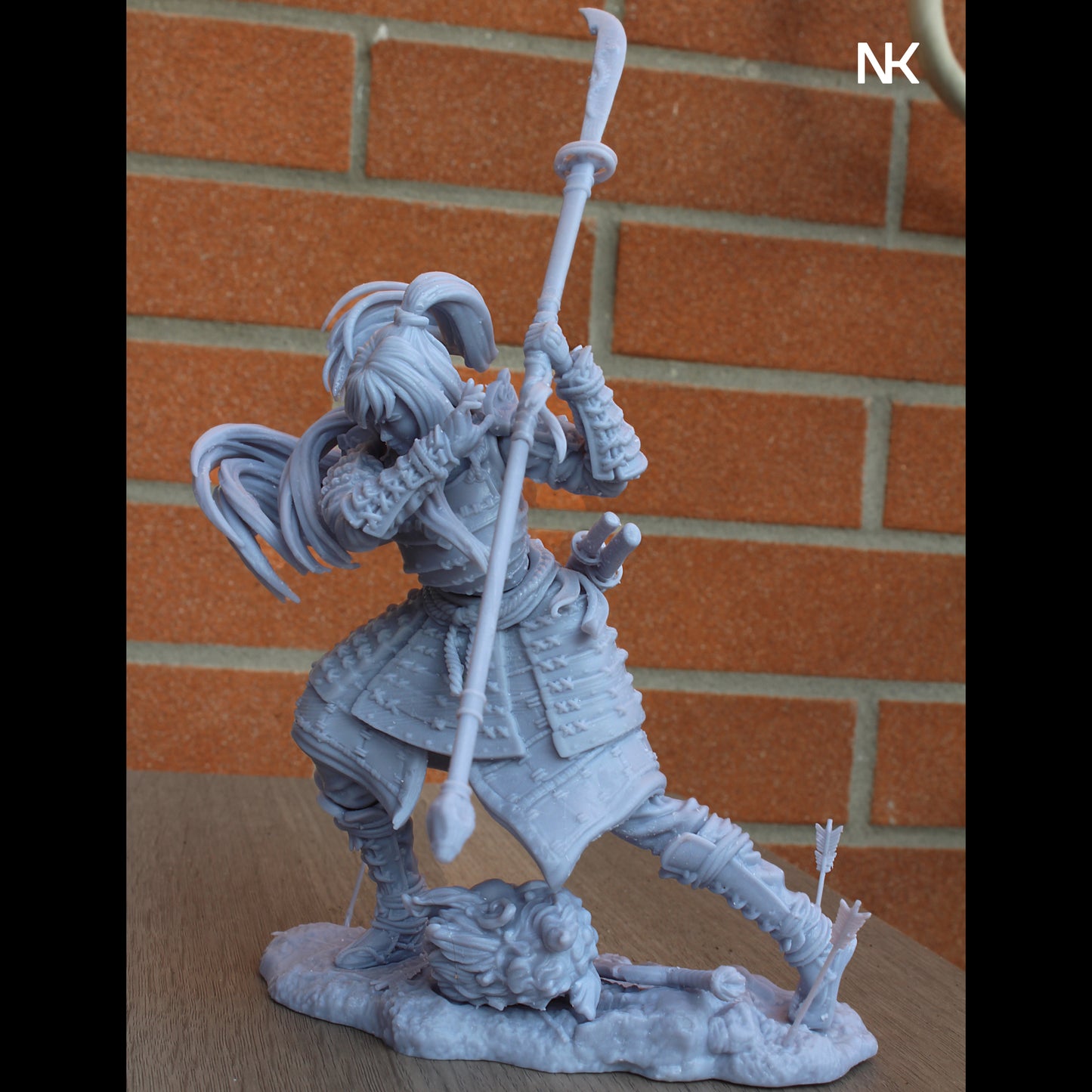Akiko, the Bounty Hunter | 32mm–185mm | 3D Printed Figure | Art Piece | Nerikson | Nerdy Creations