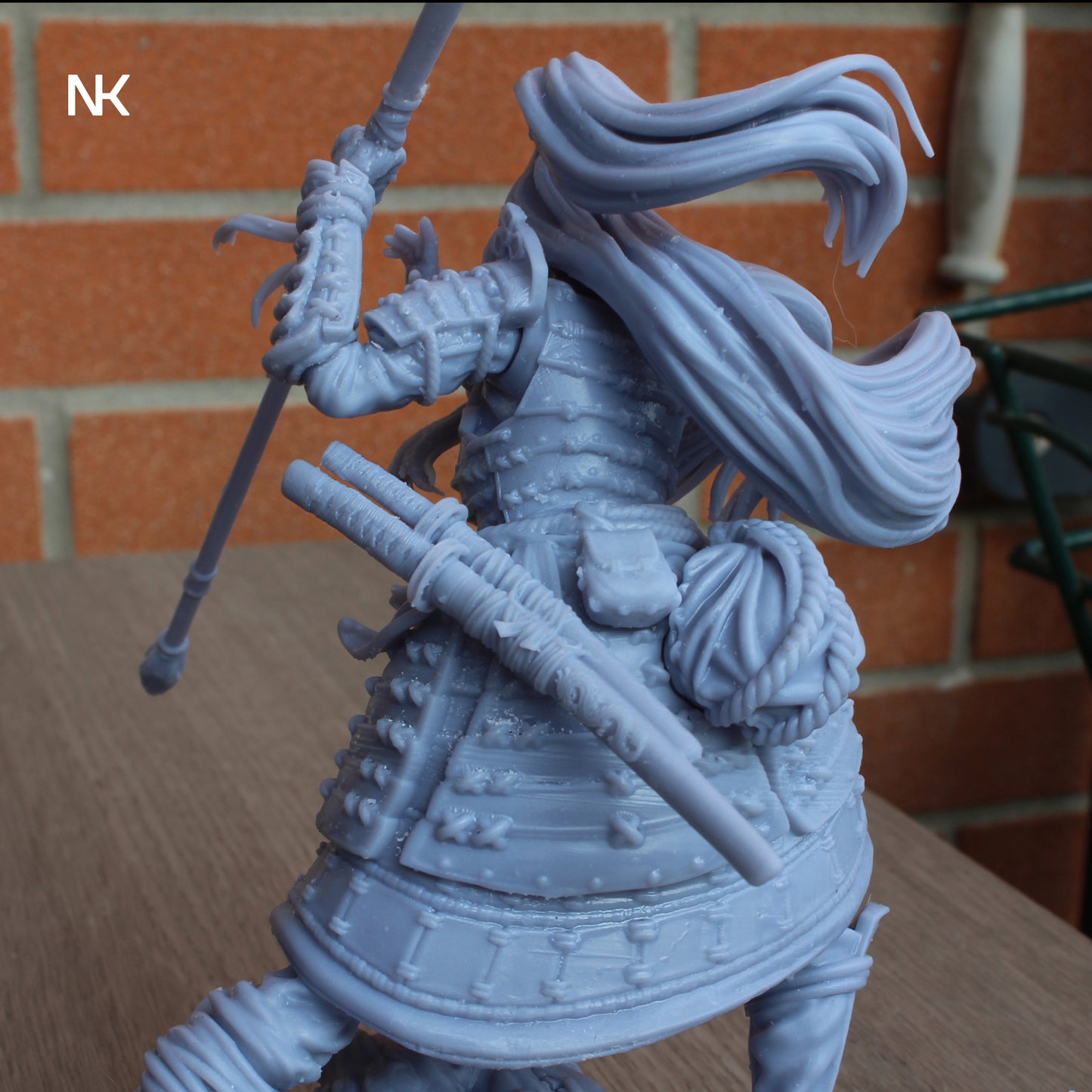 Akiko, the Bounty Hunter | 32mm–185mm | 3D Printed Figure | Art Piece | Nerikson | Nerdy Creations