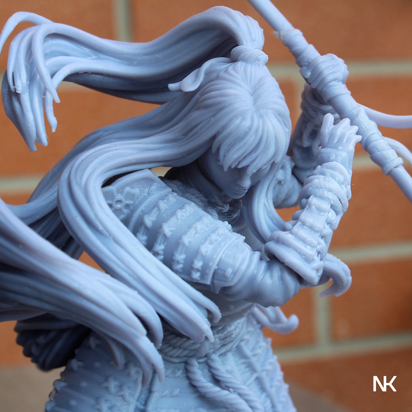Akiko, the Bounty Hunter | 32mm–185mm | 3D Printed Figure | Art Piece | Nerikson | Nerdy Creations