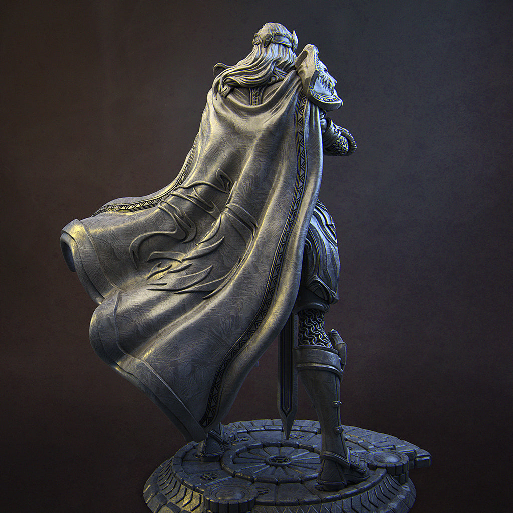 Alina, Paladin of Dawn | 32mm–180mm | 3D Printed Figure | Art Piece | Nerikson | Nerdy Creations