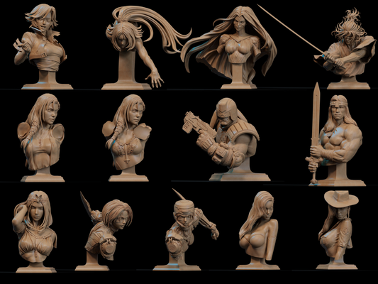 Alita resin figure