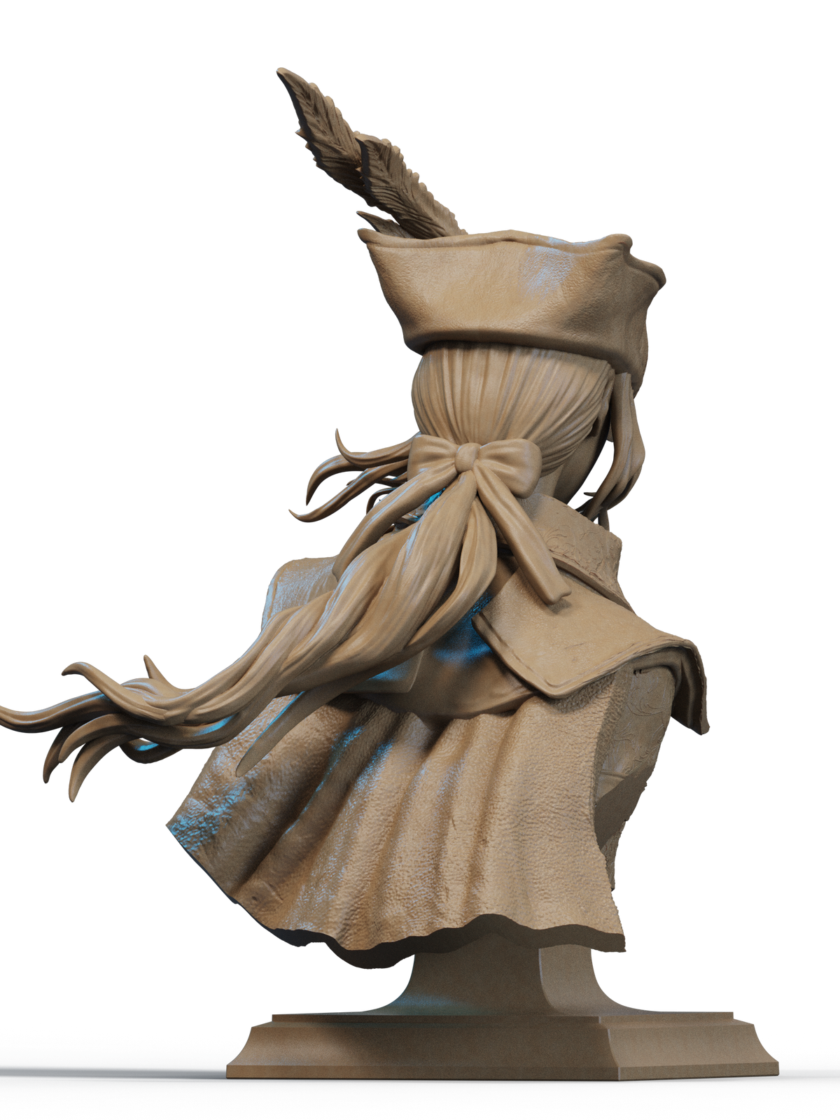 Aloy resin figure