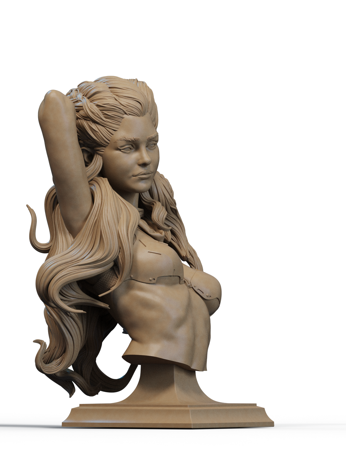 Aloy resin figure