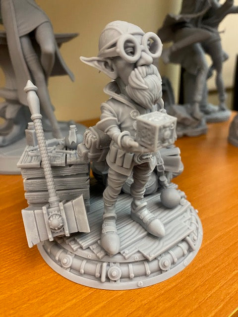 Alvynn the Alchemist (Version A) | 3D Printed Figure | Art Piece | Nerikson | Nerdy Creations