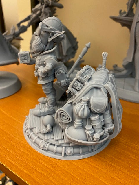 Alvynn the Alchemist (Version A) | 3D Printed Figure | Art Piece | Nerikson | Nerdy Creations